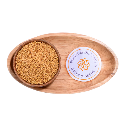 Yellow Mustard Seeds add a mild, tangy flavor to pickles, curries, and spice blends