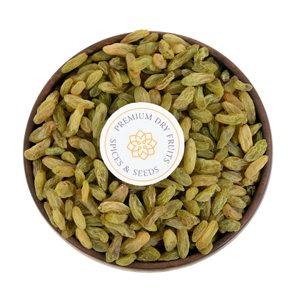 Premium Natal Raisins or Kismis in Wooden Bowl – Healthy Energy-Rich Snack Packed with Natural Sweetness and Fiber
