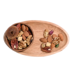 Nutty Trail Mix combines roasted nuts, dried fruits, and seeds for balanced energy.