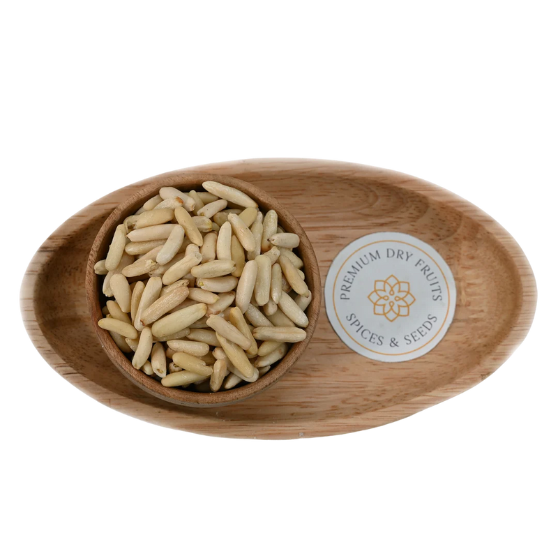 Premium Chilgoza Giri Pine Nuts Without Shell Exotic Nuts Display