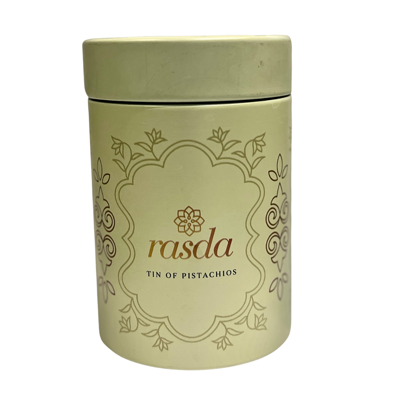 House of Rasda Tin Roasted pistachios with shell, fresh & delicious