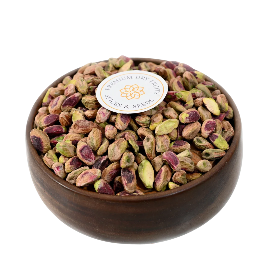 Pistachios Plain Choice Kernels Premium Quality – Natural Unsalted Dry Fruit Rich in Protein and Fiber