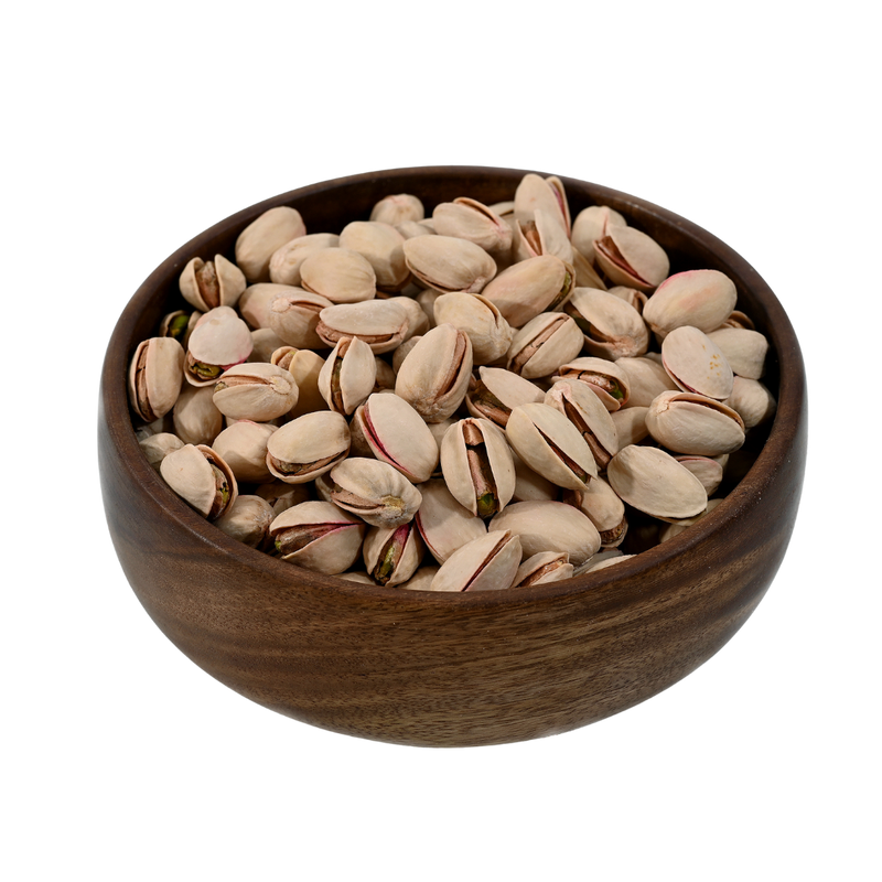 Salted pistachios in-shell, perfect for healthy snacking