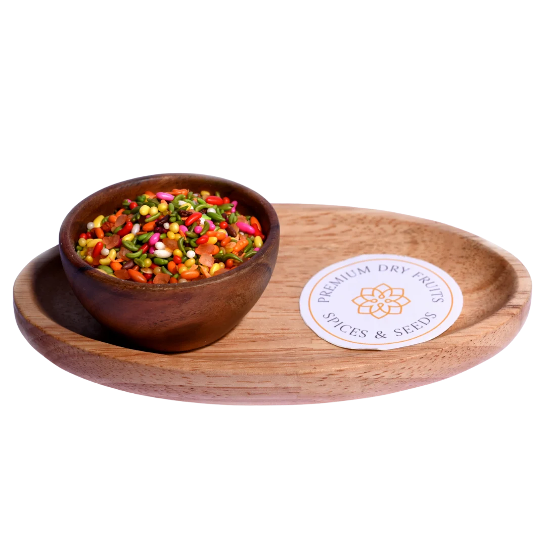 Poona Mix Mouth Freshener offers a refreshing after-meal treat with a traditional touch.