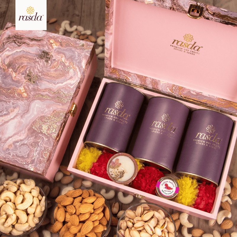 Raksa gift box A perfect Choice of Quality Wooden Dry fruits gift boxes.