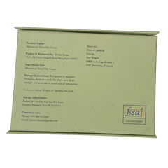 Green box with text and a logo on a white background - Rasika Dry fruits Gift Box with Tins