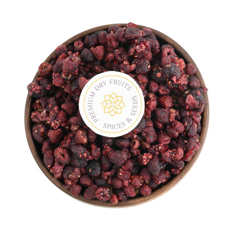 House of Rasda India's best site for buying dried raspberries and dried fruit online. Buy premium quality raspberries Dried, figs, dates etc at reasonable prices.