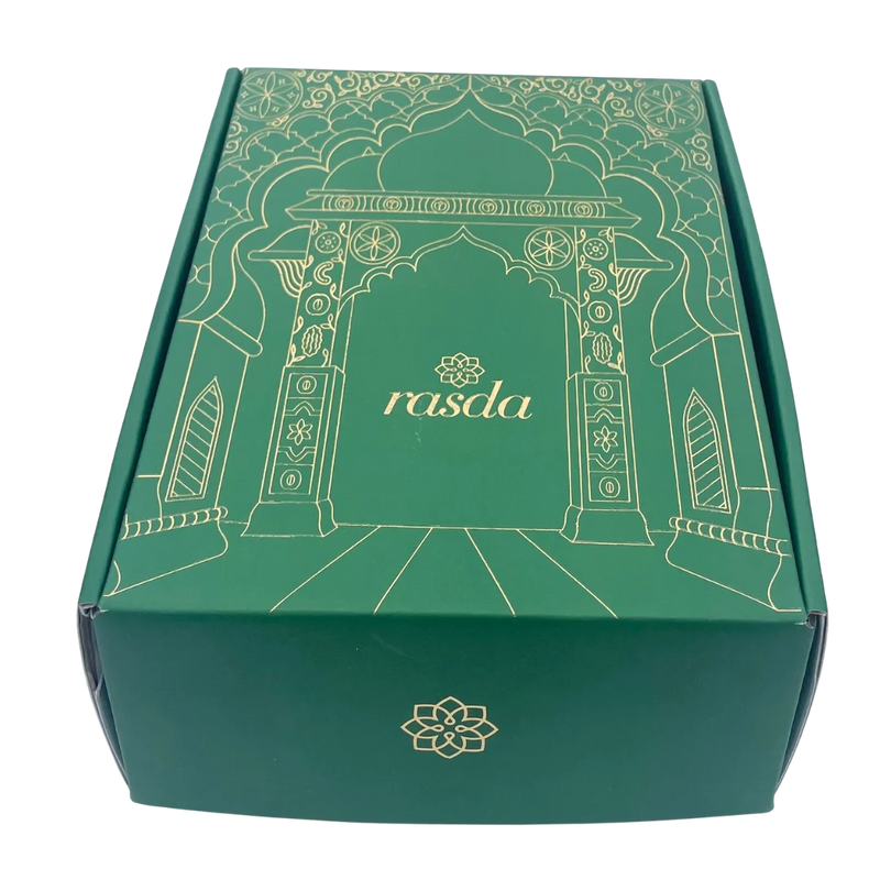 Elegant Rashmika tin featuring assorted premium dry fruits, perfect for gifting during festivals and special occasions.