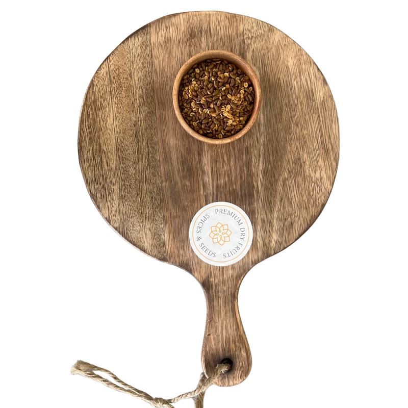 Roasted Coriander Seeds, also known as Dhana Dal, are a staple ingredient in many Indian and Middle Eastern dishes.