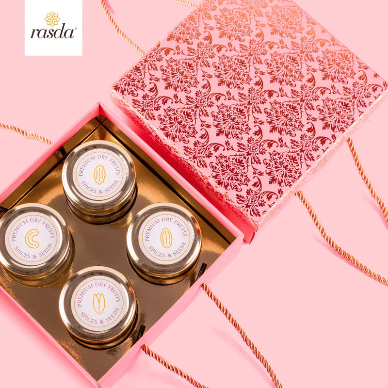 Rucya Gift Box with Handle – Healthy and Delicious Premium Dry Fruits Pack