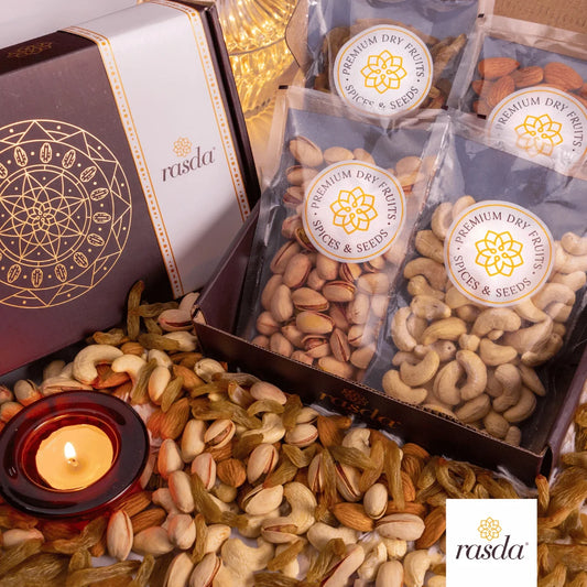 Ruha Dry Fruits Gift Box – Premium Assorted Nuts and Dry Fruits for Elegant Festive Gifting
