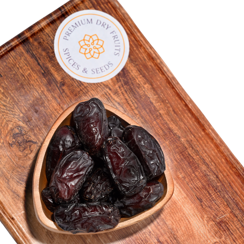 Shiny Wrinkled Safawi Dates Buy Online from House of Rasda's Imported Safawi Dates