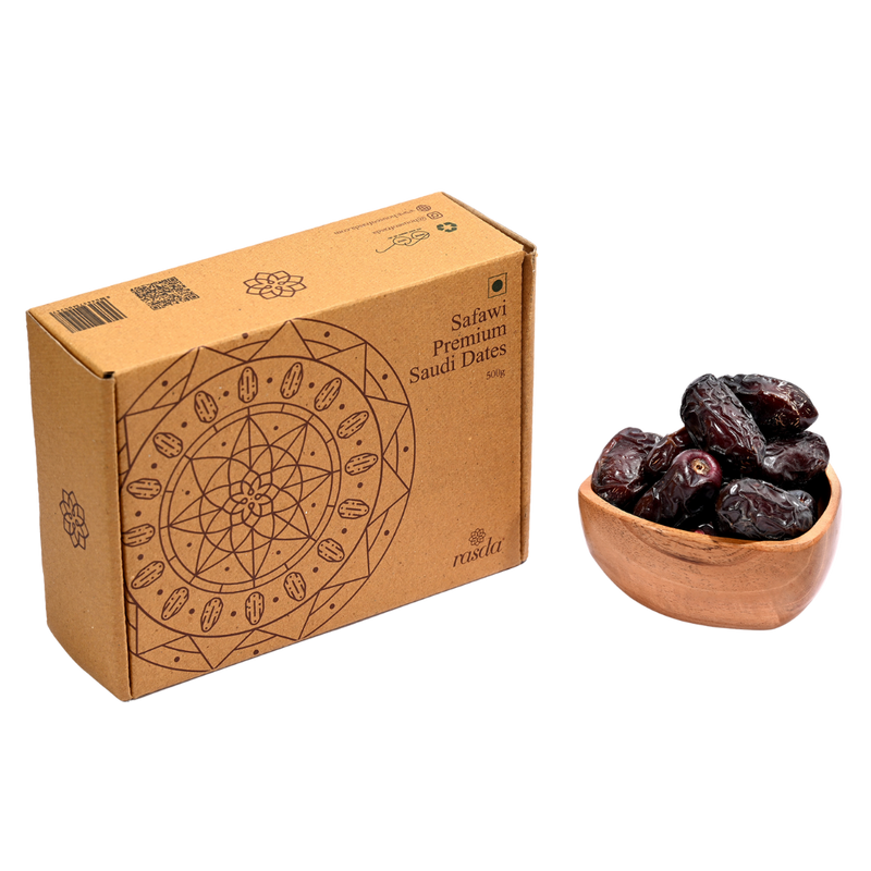 Best quality kalmi dates or safawi dates from saudi origin available buy online delivered all over India by house of Rasda