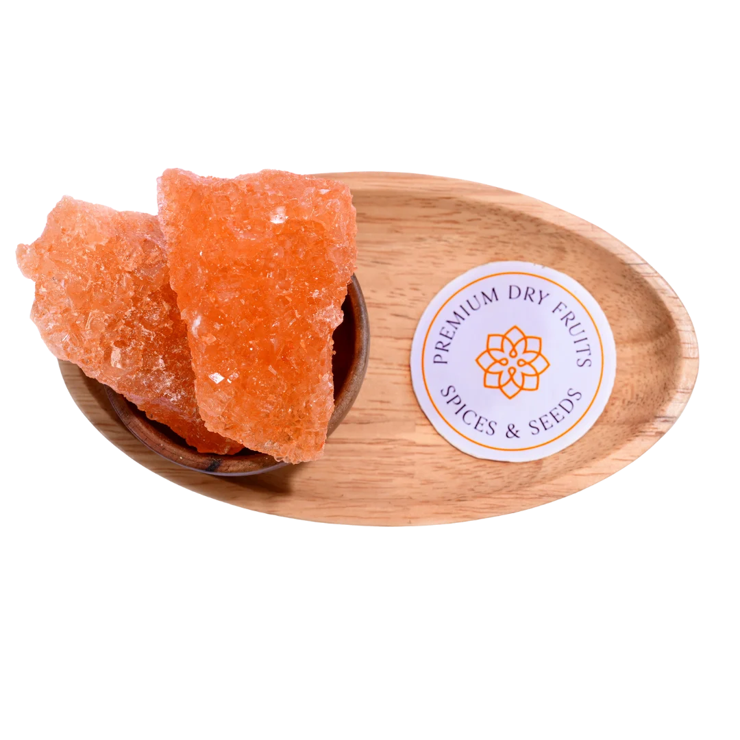 Pure Laal Mishri Red Sugar Candy Crystals Used in Prasad and Ayurvedic Remedies