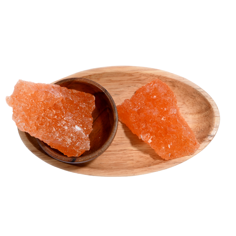 Sugar Candy pure crystals in a wooden bowl, perfect for sweetening drinks and ayurvedic remedies