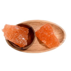 Sugar Candy pure crystals in a wooden bowl, perfect for sweetening drinks and ayurvedic remedies