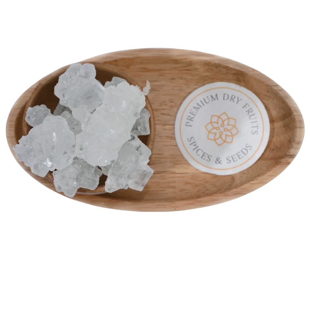 Thread Crystal or Dhaaga Mishri offers a natural sweet treat used in Indian desserts and beverages.