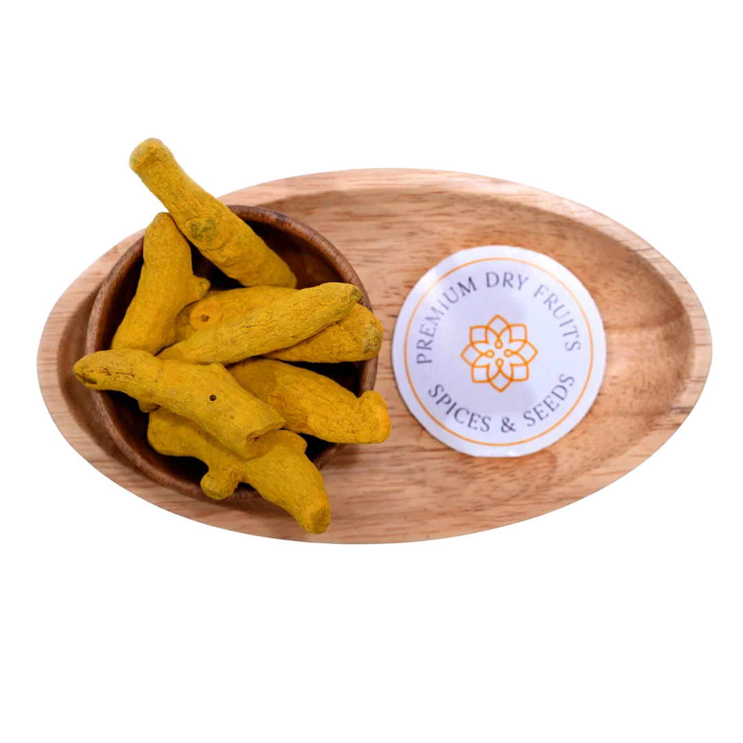 Pure turmeric or stick haldi gatiya premium quality spice for golden color and aroma