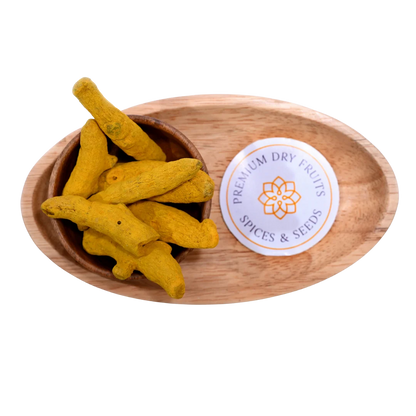 Pure turmeric or stick haldi gatiya premium quality spice for golden color and aroma