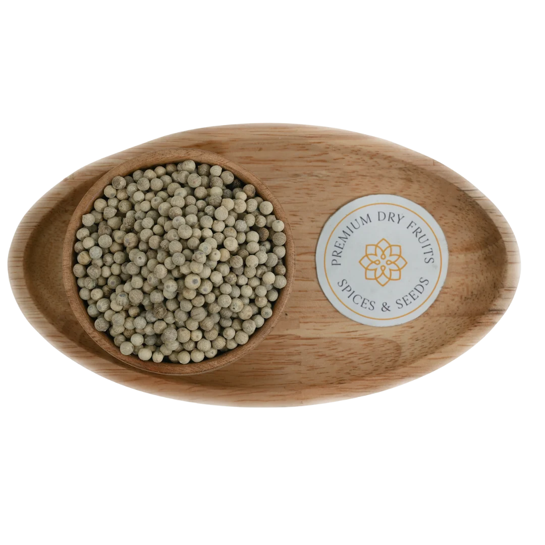 Natural Safed Mirch Pure White Pepper Seeds High Quality Indian Spice