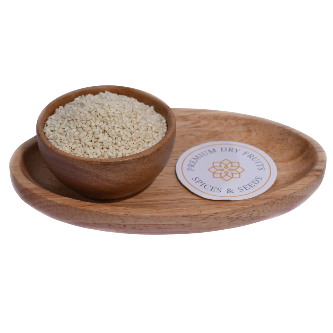 Premium Nylon White Sesame Seeds Til Polished Shiny Seeds for Sweets and Snacks