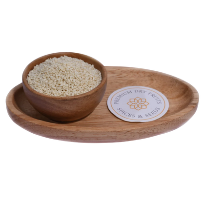 Premium Nylon White Sesame Seeds Til Polished Shiny Seeds for Sweets and Snacks