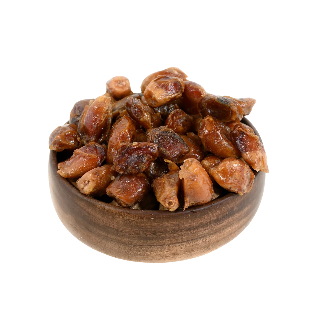 Jumbo Zahedi Dates Seedless Premium Quality in Wooden Bowl Natural Sweet Dry Fruit