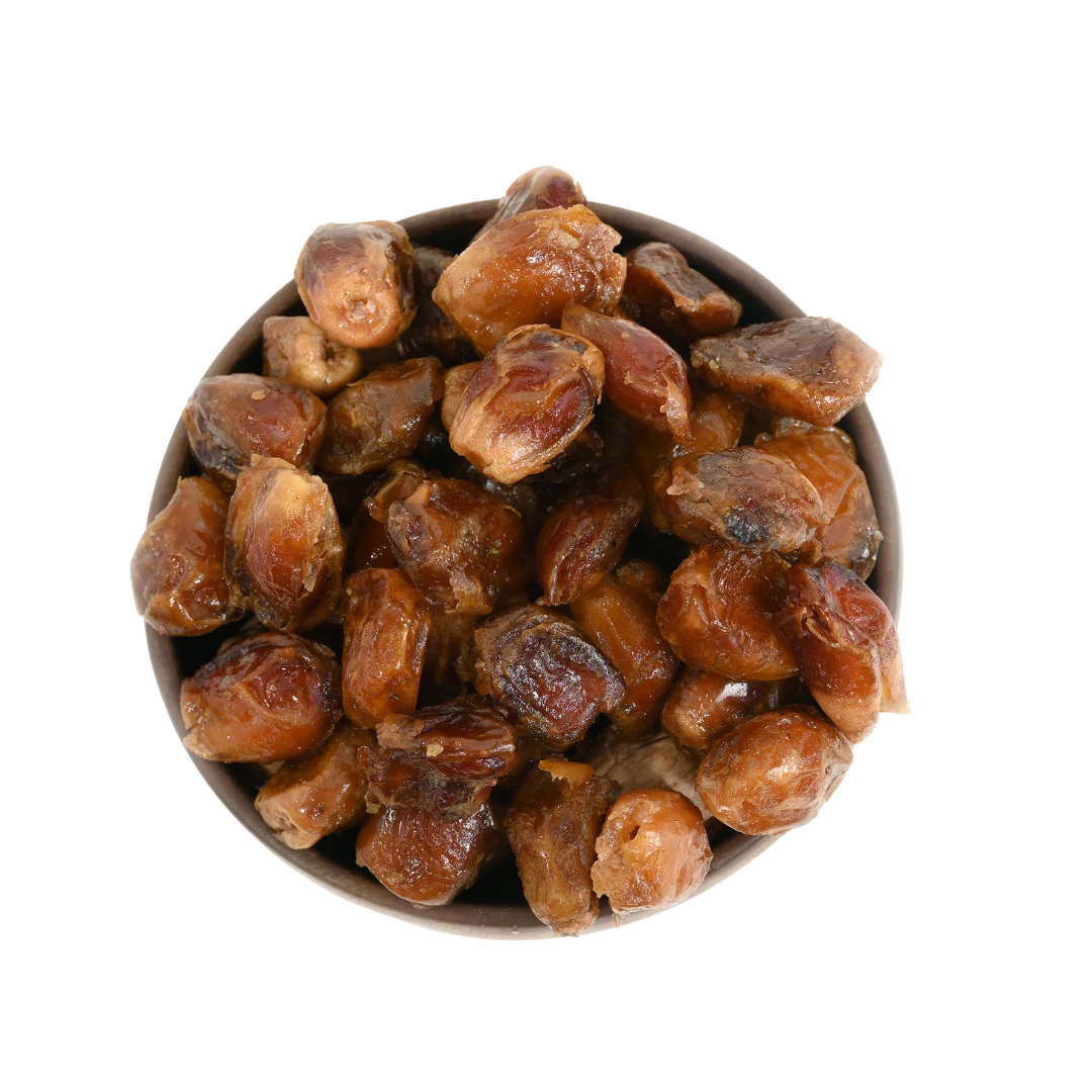 Zahedi Seedless Dates Premium Jumbo Variety in Wooden Bowl Nutritious Energy Booster