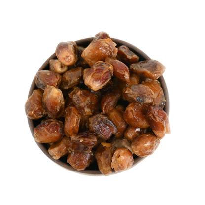 Zahedi Seedless Dates Premium Jumbo Variety in Wooden Bowl Nutritious Energy Booster