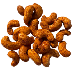 Cashew Nuts Red Chilli Spiced combination creates a nutritious and tasty snack that is often seasoned to enhance its flavor profile. 