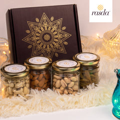 Reva dry fruits gift box is a testament to the timeless appeal of classic indulgence.