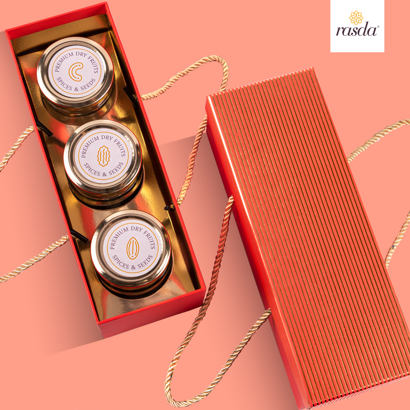 Rajastha dry fruits gift box with handle Diwali Dry Fruits Gift Packs, available both online and in Bengaluru, offer a delightful and thoughtful way to express your wishes.